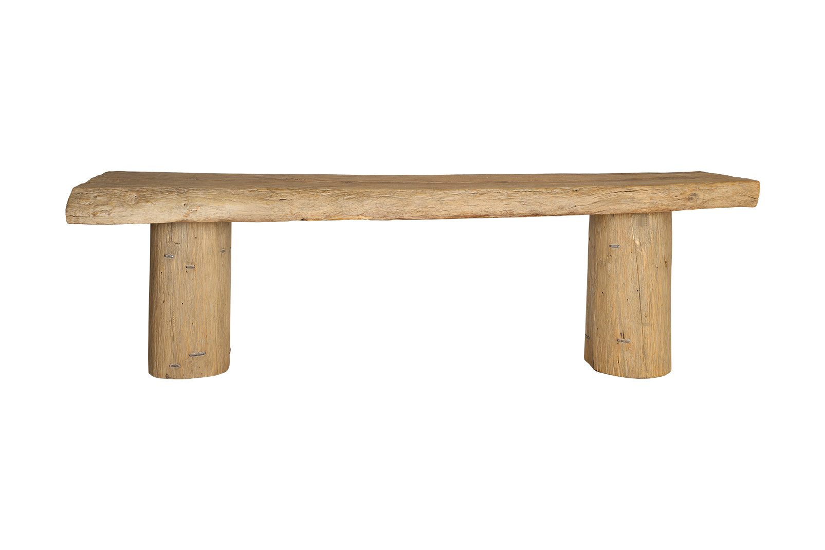 Large Serving Table Made From Reclaimed Elm Architectural Elements