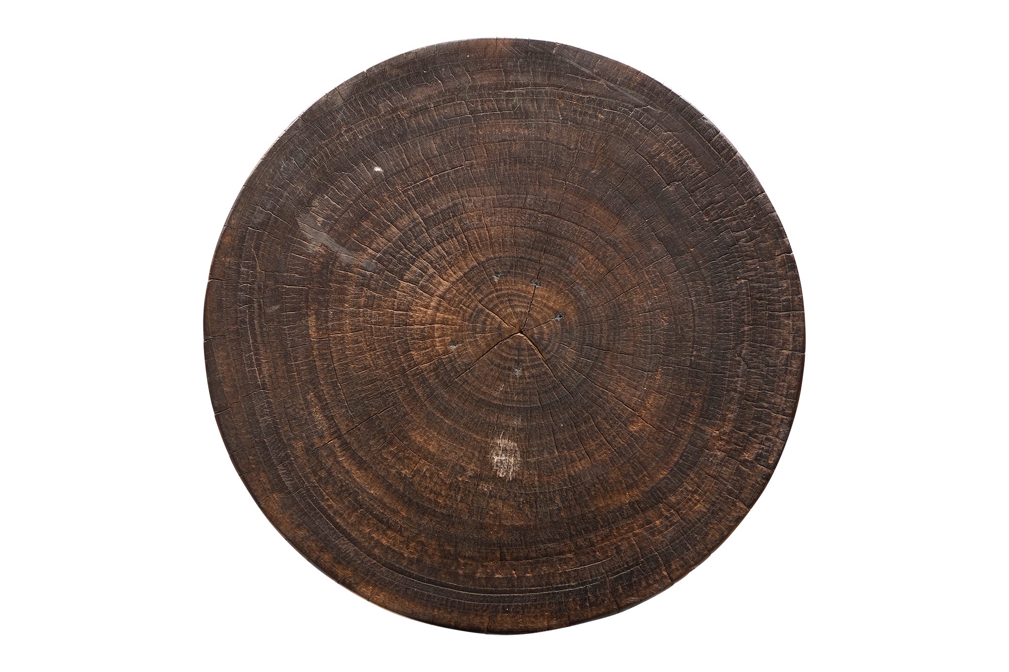 Weathered Patina Japanese Style Wood Side Table