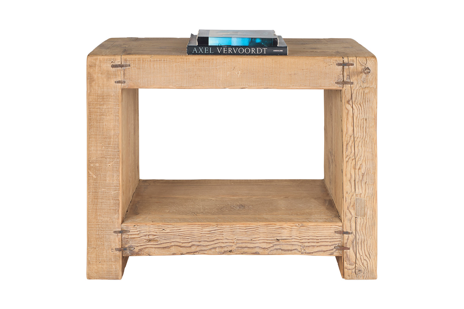 Reclaimed Elm Box Form Console