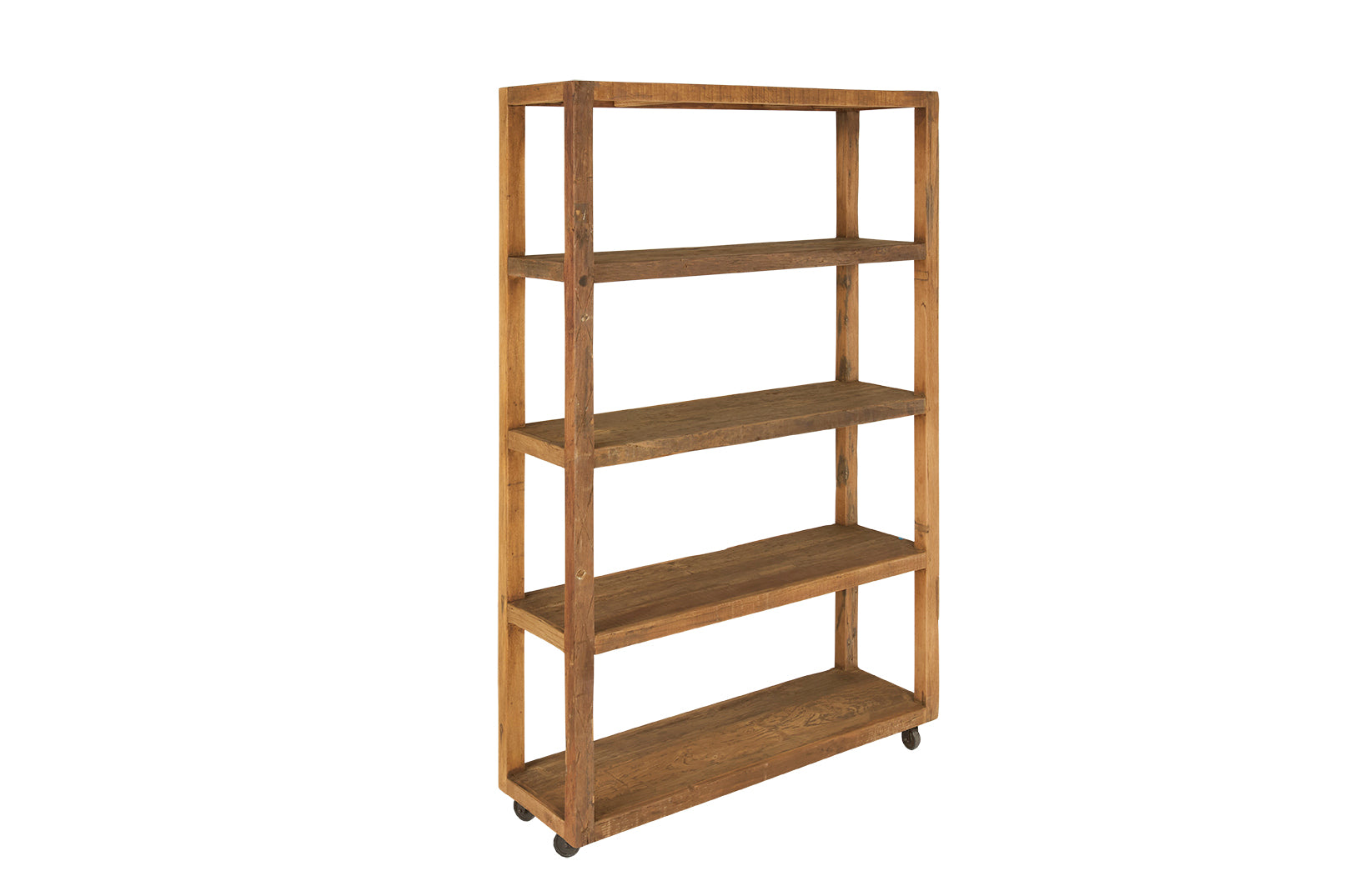 Reclaimed Wood Etagere on Casters