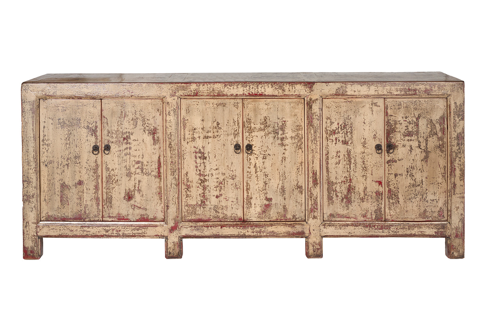 Six Door Server in Original Lacquered Paint Patina