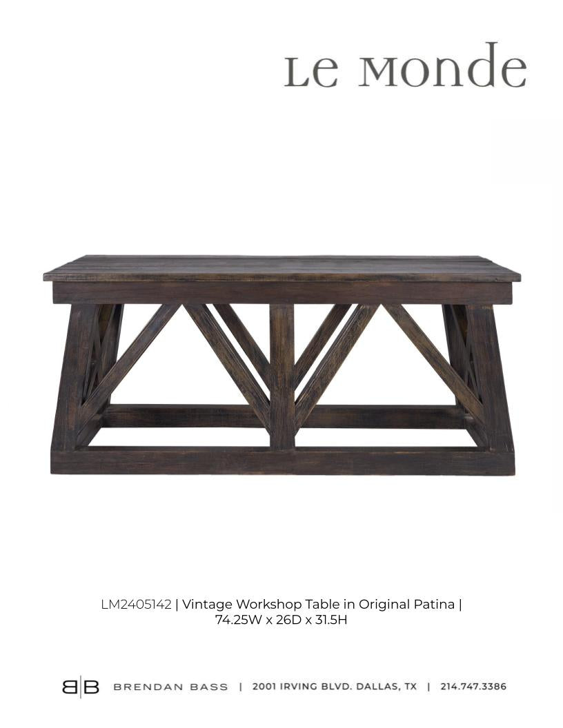 Architectural Console Table