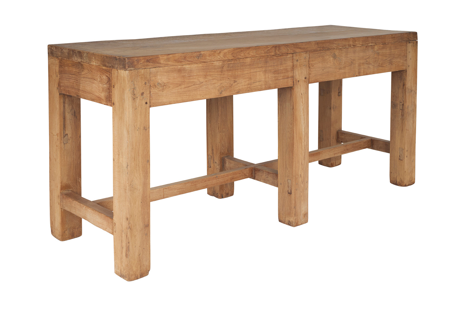 Vintage Elm Shop Table