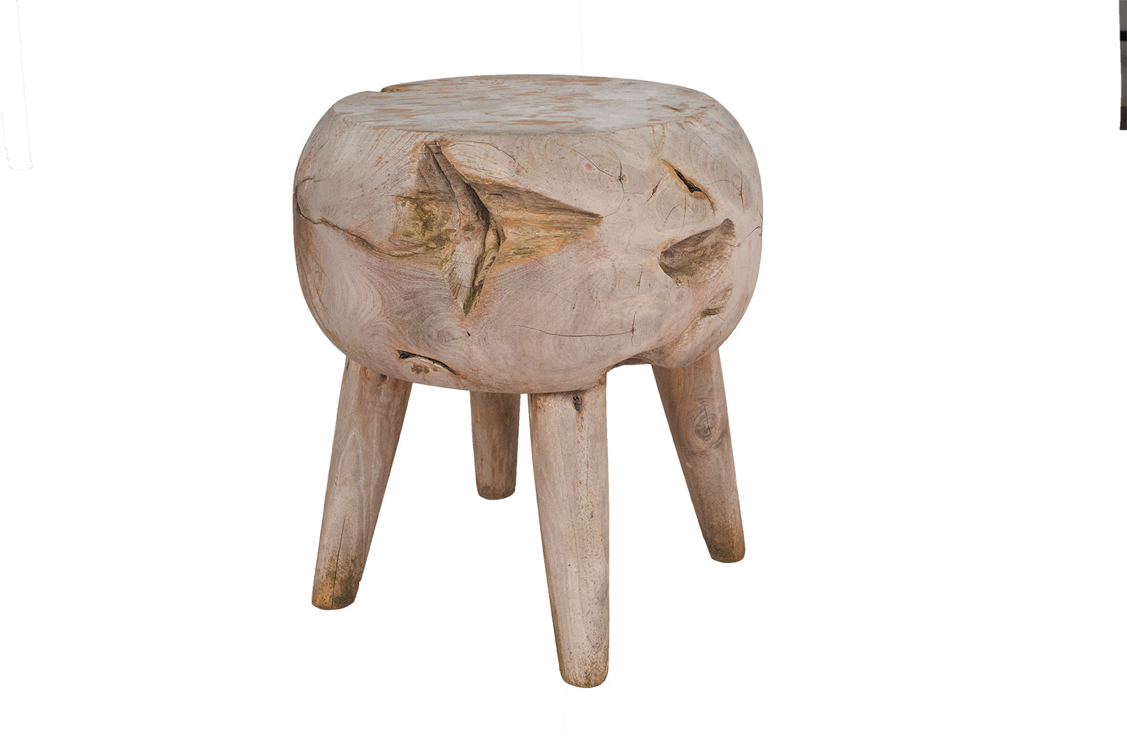 Teakwood Low Stool