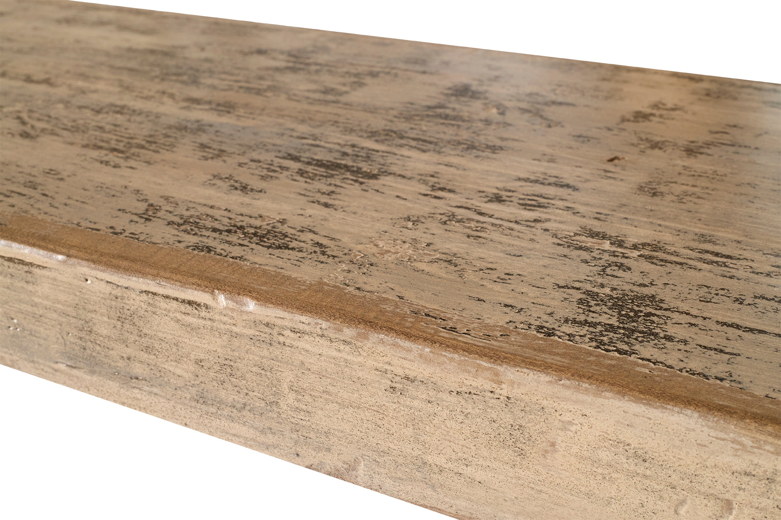 Waterfall Console with Curved Feet in Original Paint Patina