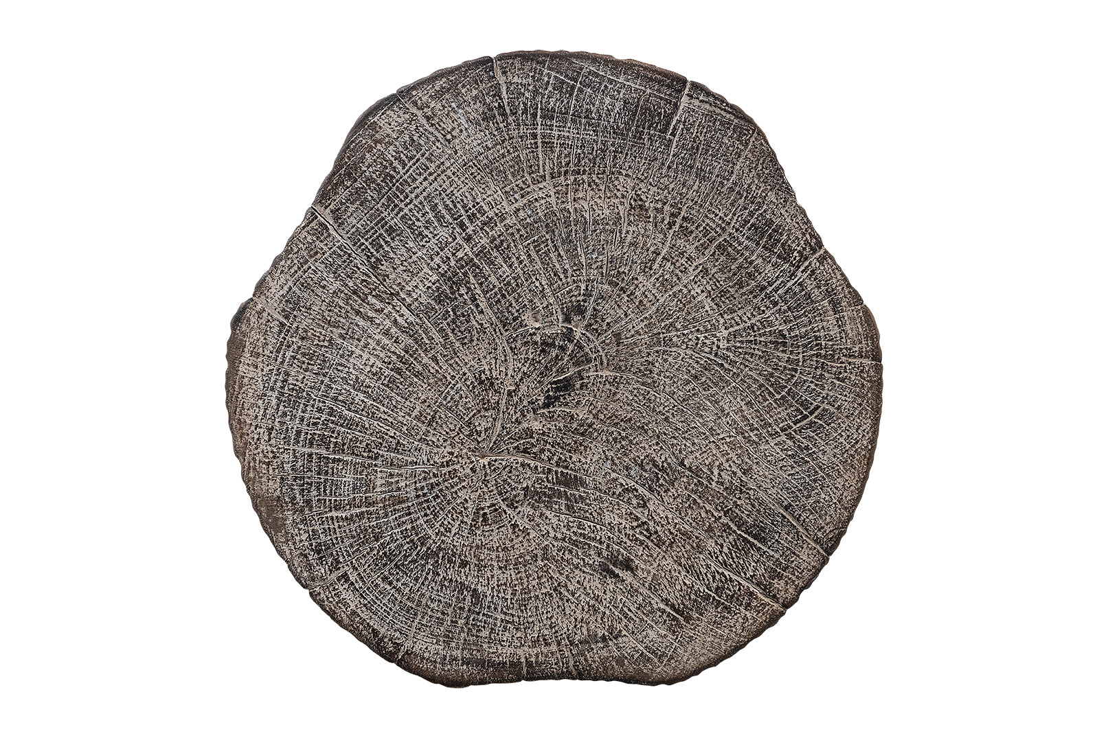 Carved Lychee Wood Side Table