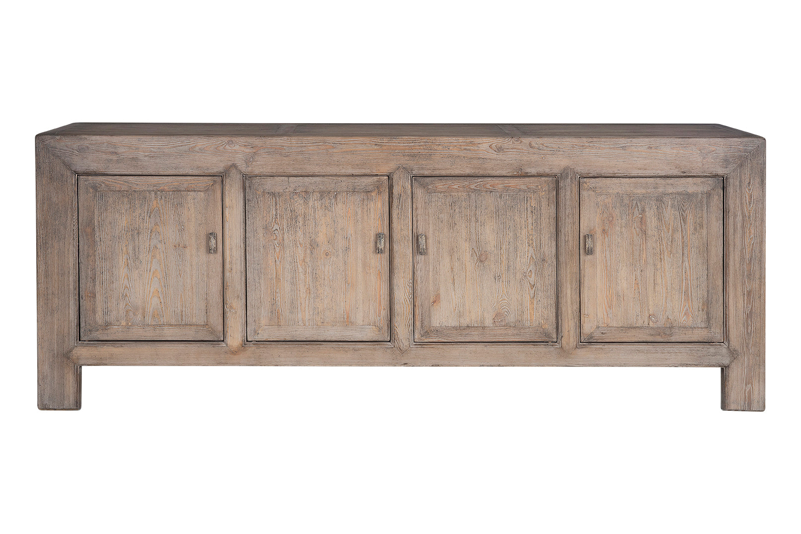 Natural Elm Original Paint Patina Four Door Server