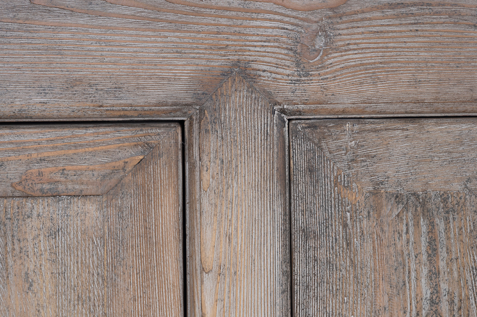 Natural Elm Original Paint Patina Four Door Server