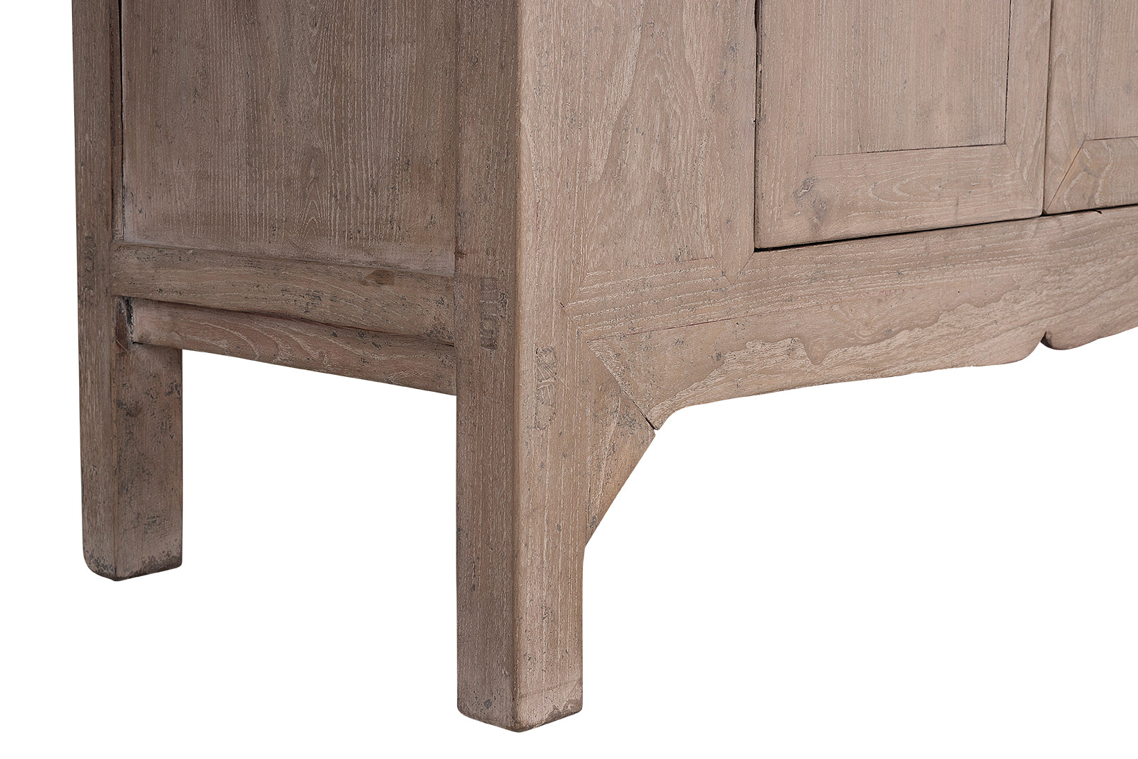 Three Drawer Two Door Server in Bleached Elm