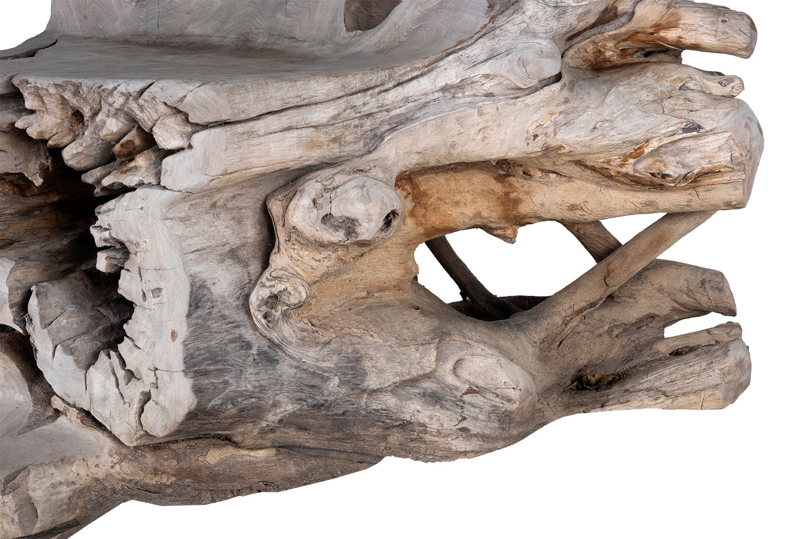 Organic Root Wood Form Outdoor Teak Chair