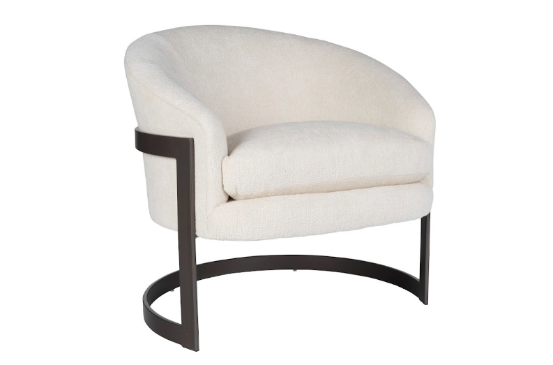Bronze Base Accent Chair