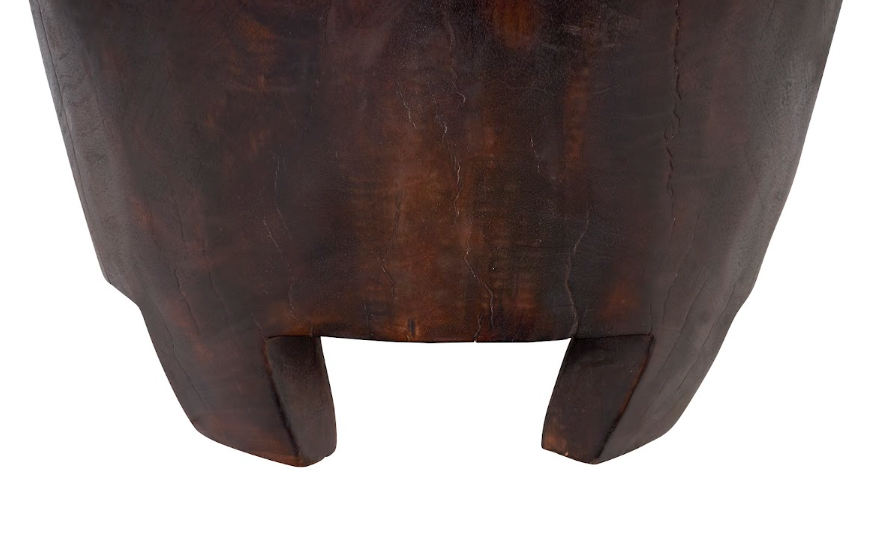 Ebonized Lychee Tapered Footed Size Table