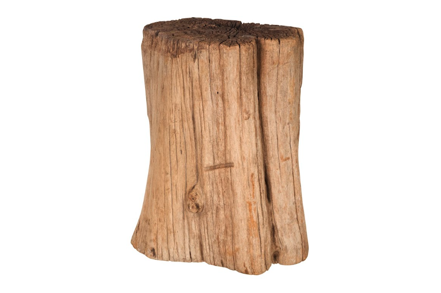 Weathered Teak Display Plinth or Table Base