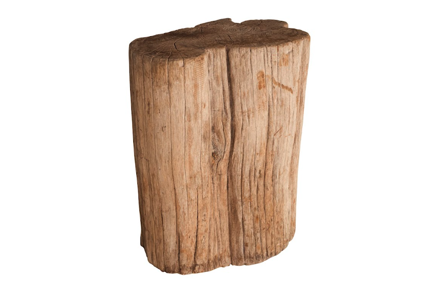 Weathered Teak Display Plinth or Table Base