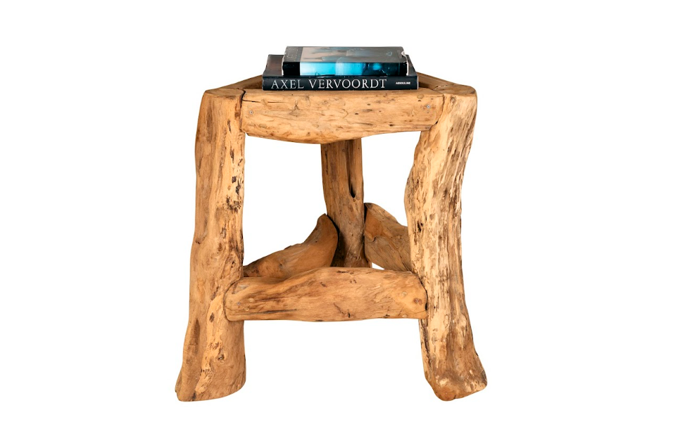 Vintage Trunk Triangular Table Base