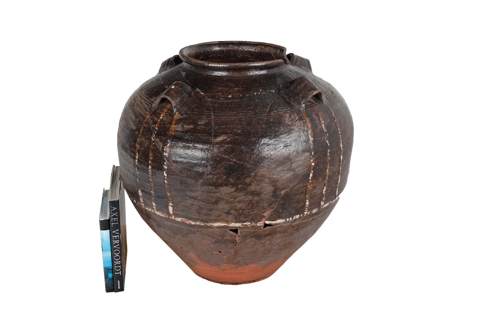 Monumental Cracked Chinese Oil Jar
