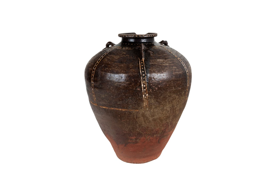 Monumental Cracked Chinese Oil Jar