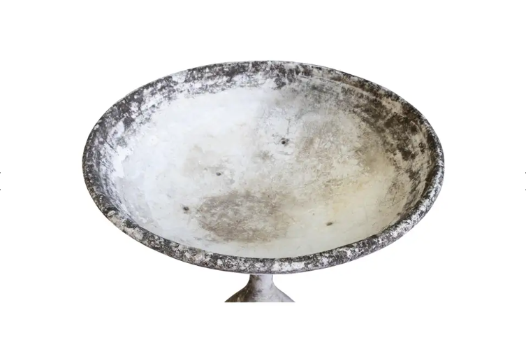 Vintage French Cast Cement Bowl