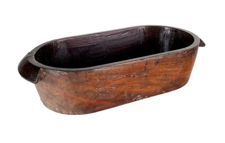 Ancient Hand Hewn Burlwood Bowl