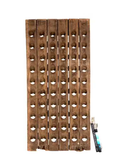 French Wine Rack-Champagne Riddling Board