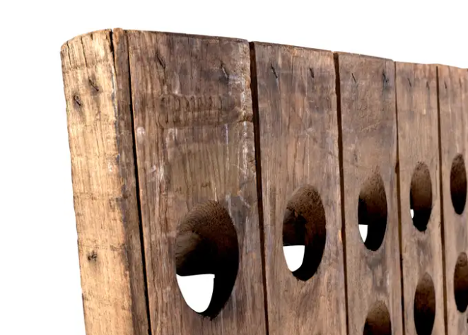 French Wine Rack-Champagne Riddling Board