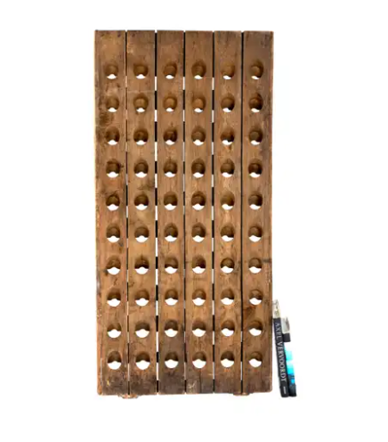French Wine Rack-Champagne Riddling Board