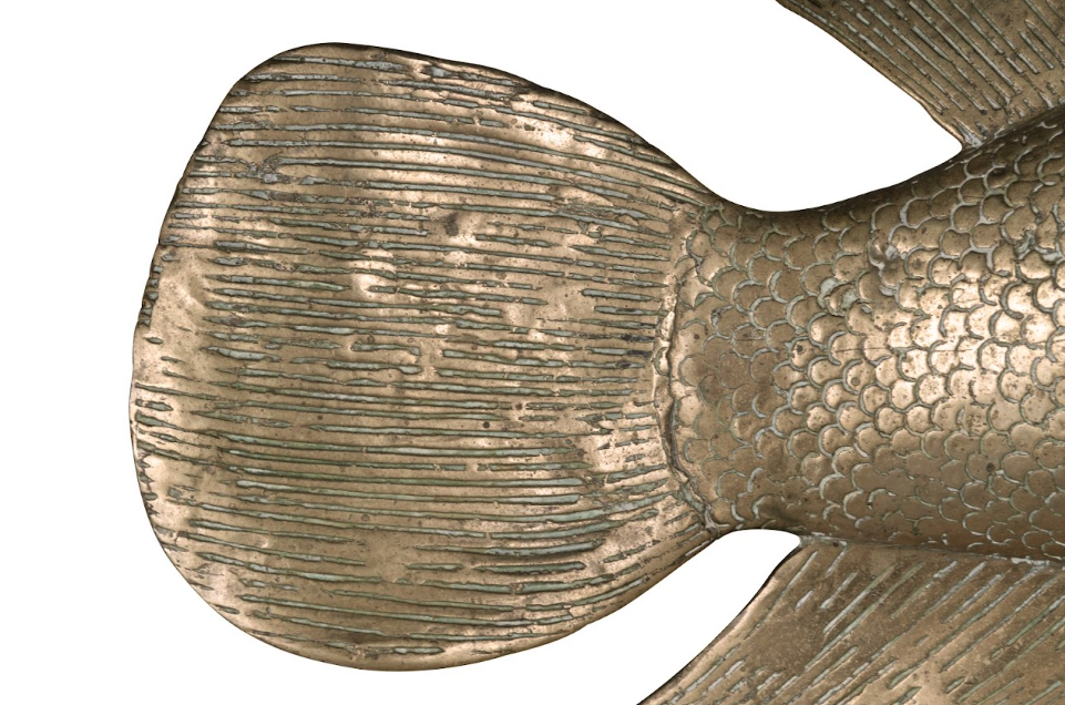 Japanese Heavy Brass Koi