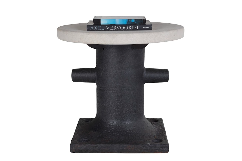 Vintage Quay Side Bollard with Limestone Top