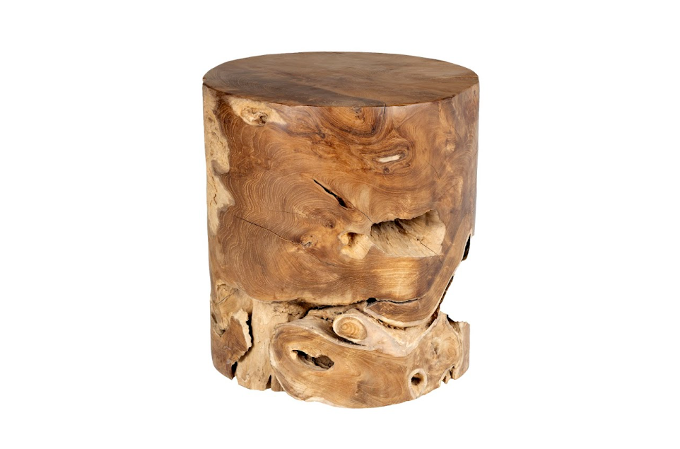 Organic Form Tropical Hardwood End Table