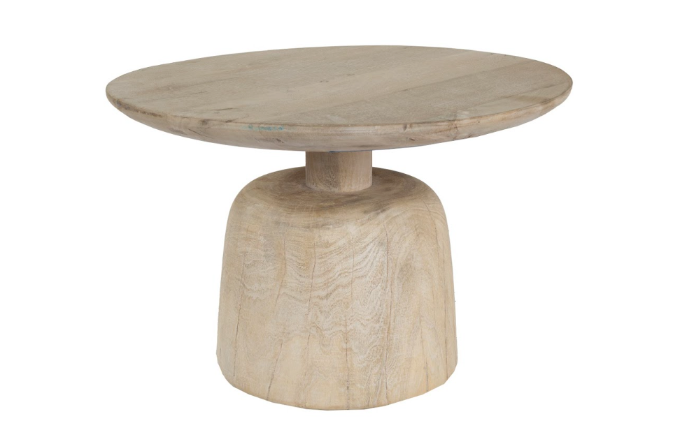Bleached Side Table