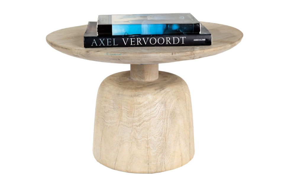 Bleached Side Table