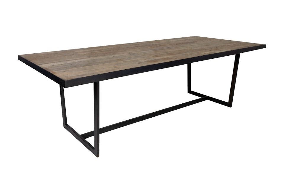 Monumental French Floor Board Dining Table
