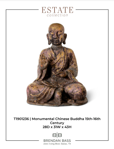 Monumental Chinese Buddha Statue