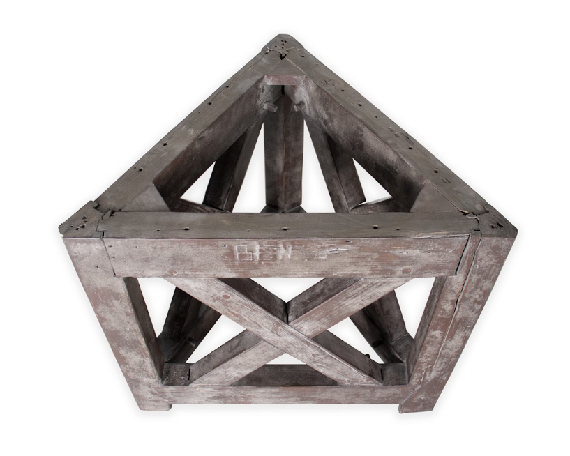 Painted French Potter's Stand