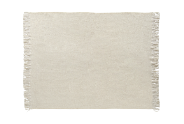 Cream Wool Throw