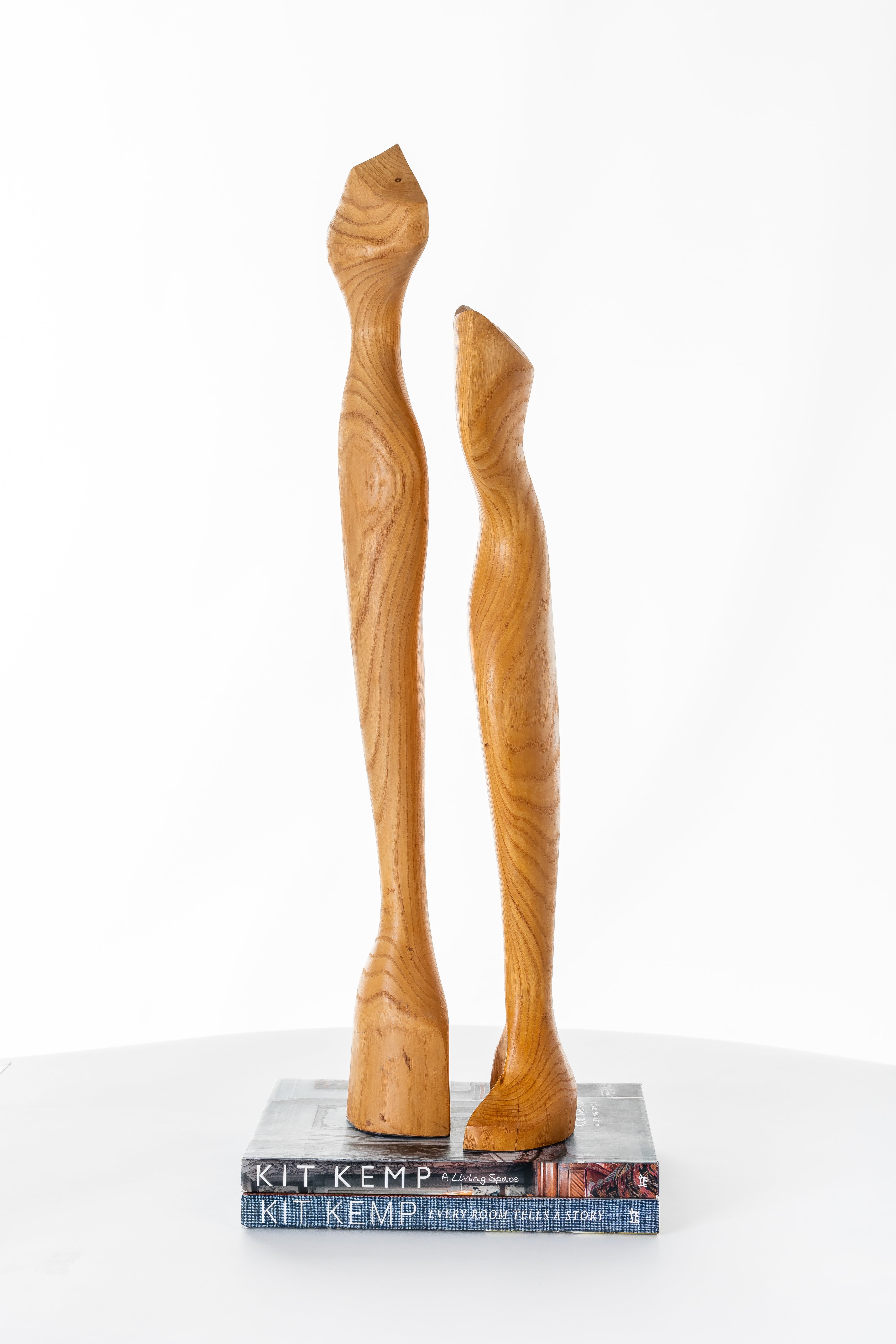 Pair of Wood Sculptures