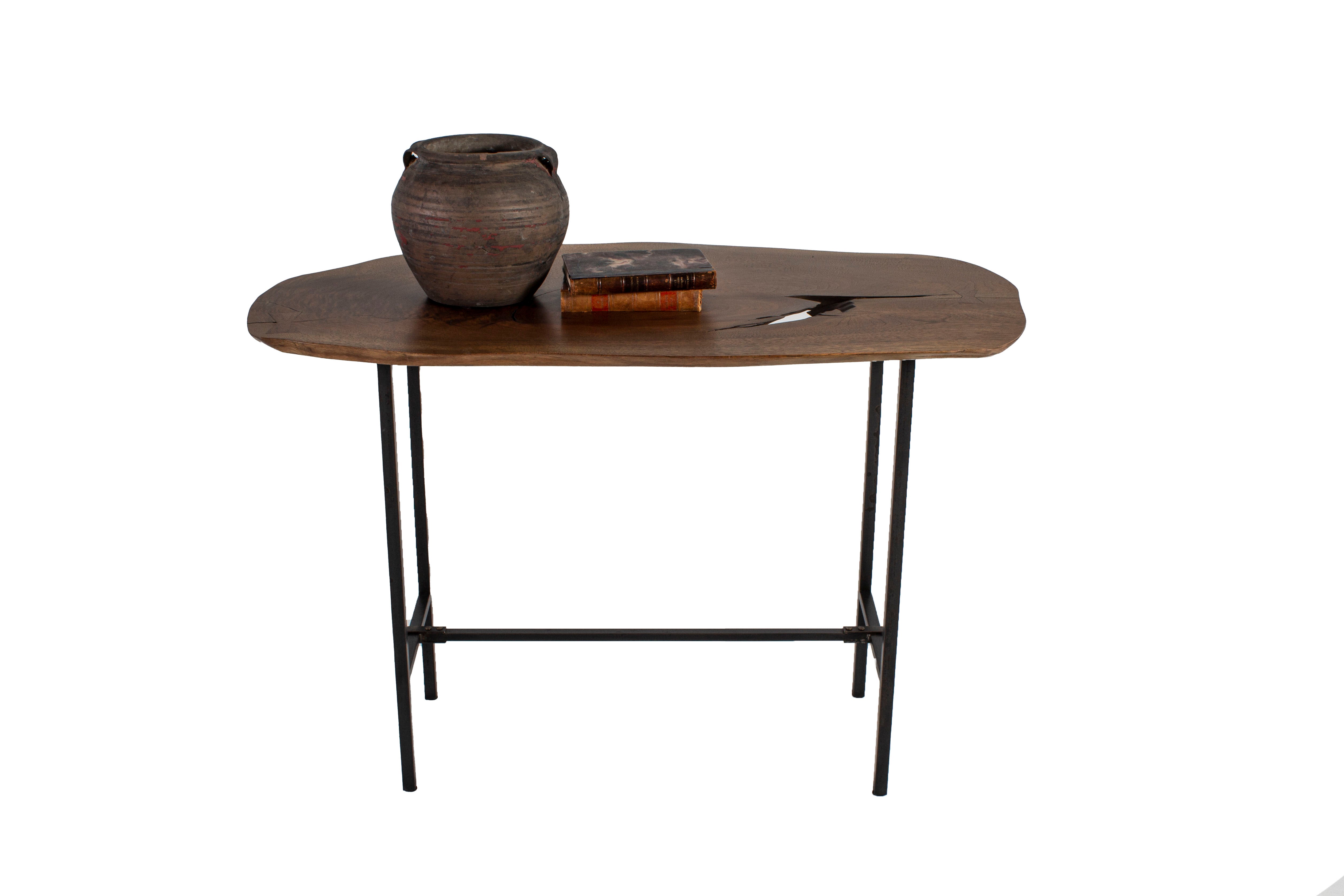 Organic Side Table Top, Custom Base