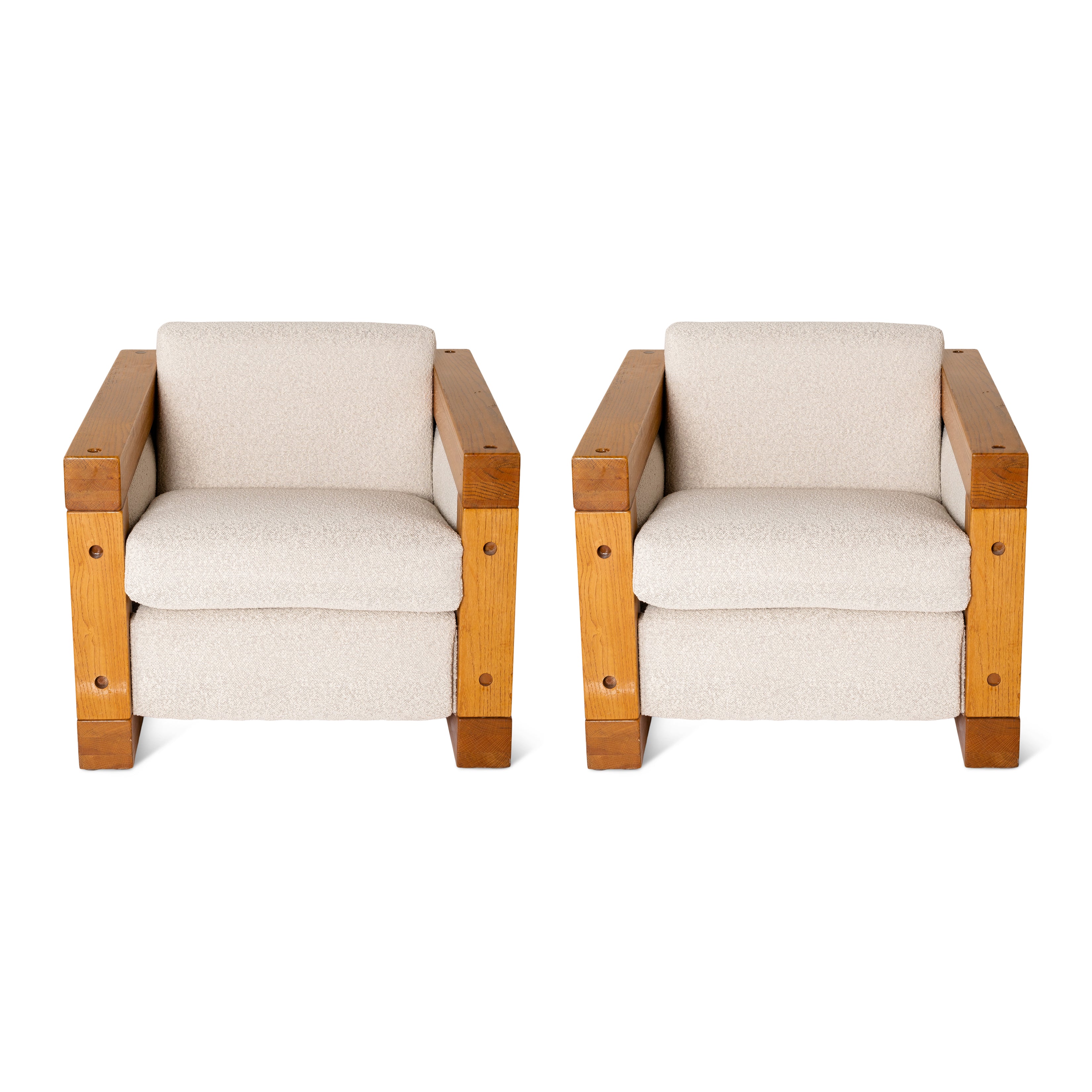 Pair of Mid-Century Mexican Club Chairs
