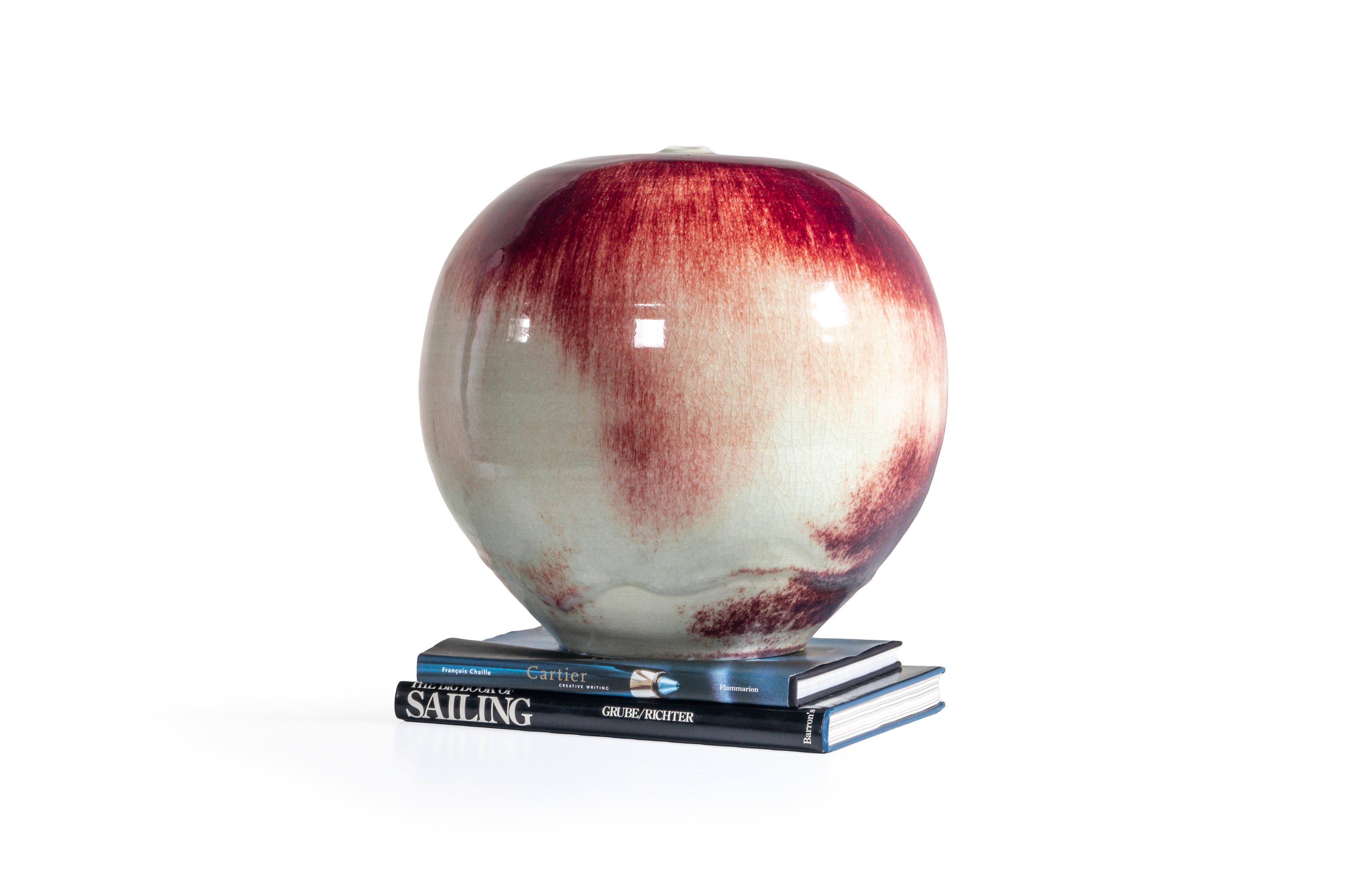 Signed John Takehara Oxblood Glazed Vase