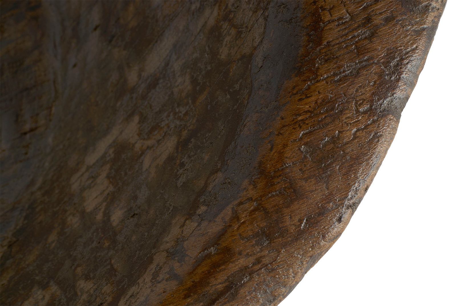Wood Hand Hewn Trough