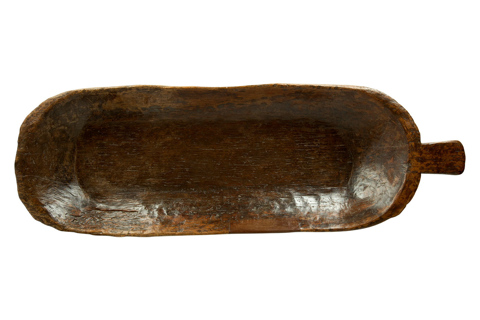 Wood Hand Hewn Trough