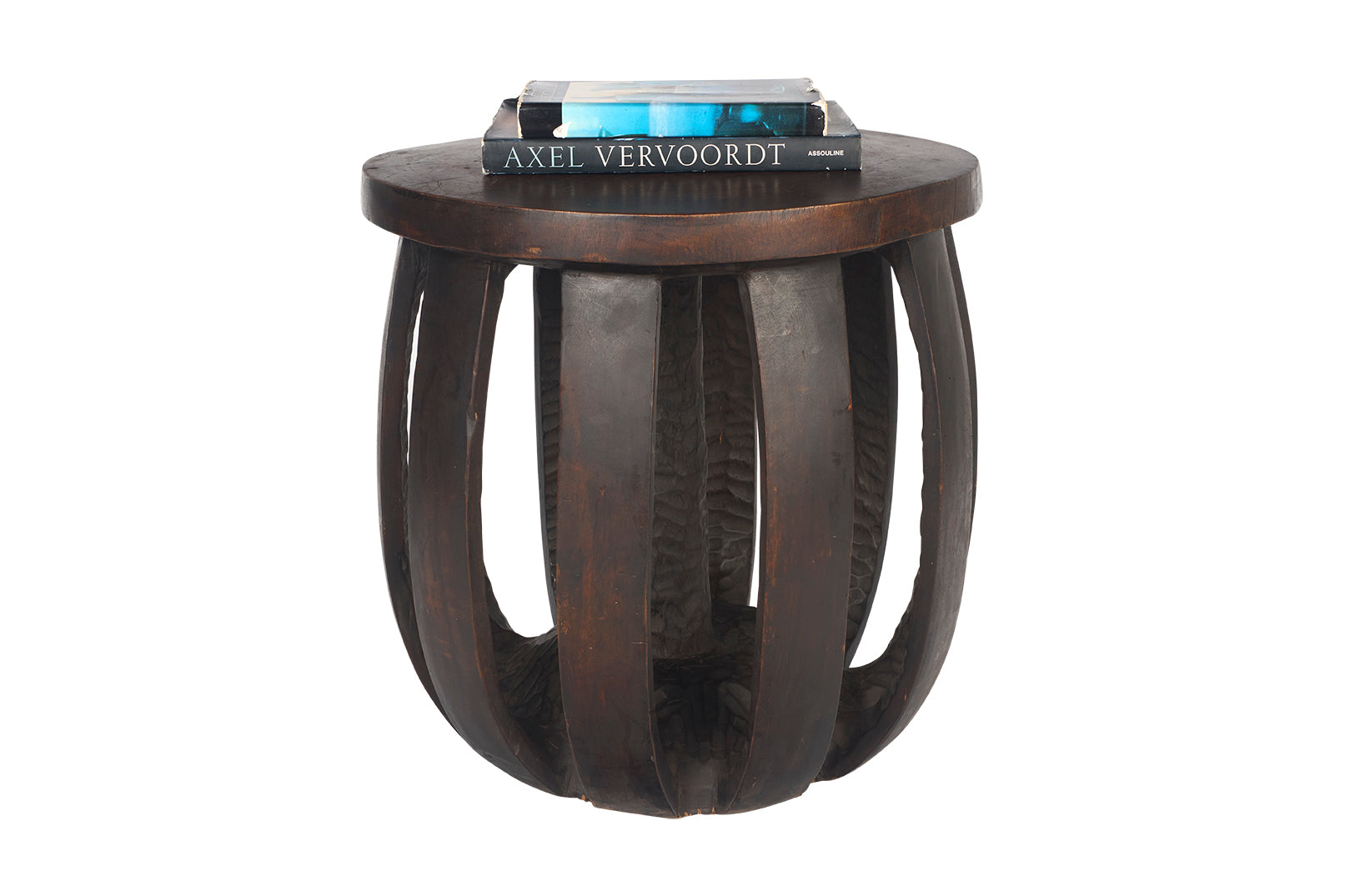 West African Carved Wood Stool