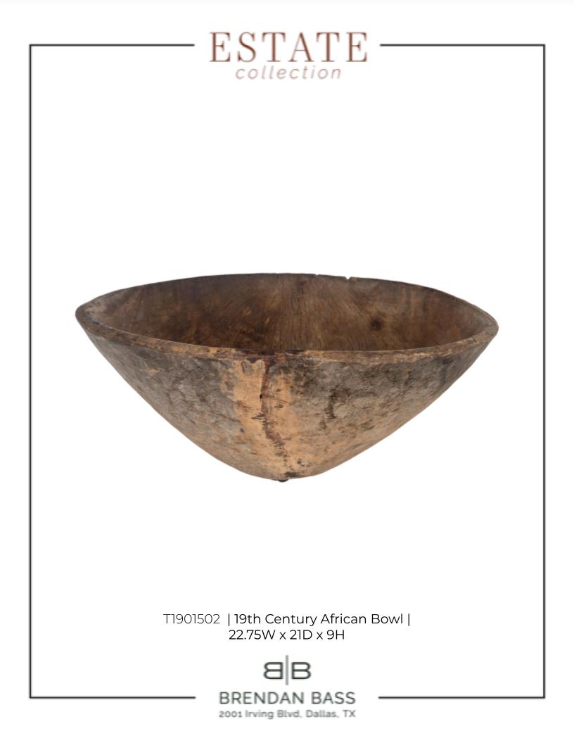 Wooden African Bowl