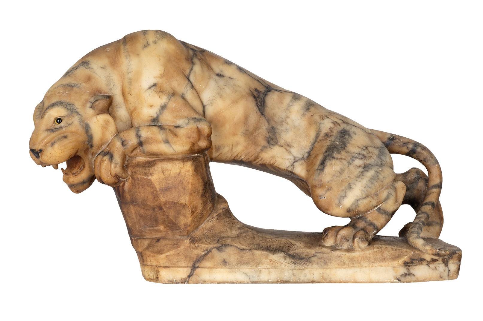 Carved Alabaster Animal Sculpture