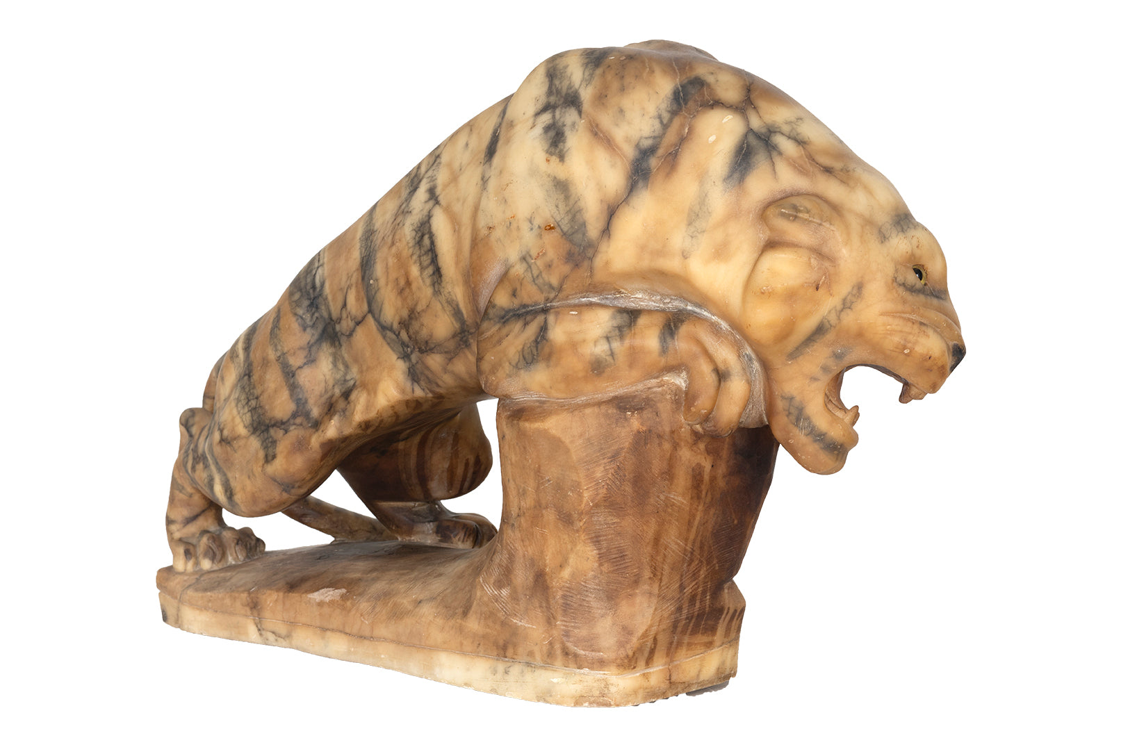 Carved Alabaster Animal Sculpture