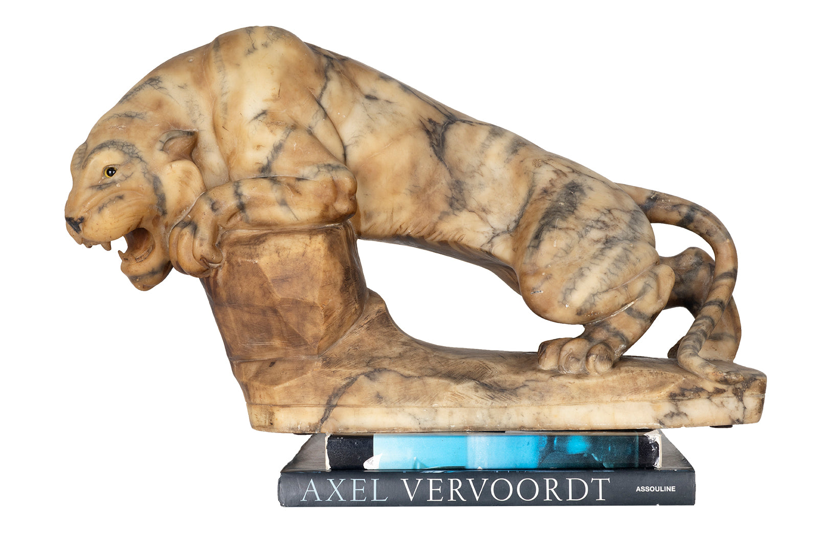 Carved Alabaster Animal Sculpture