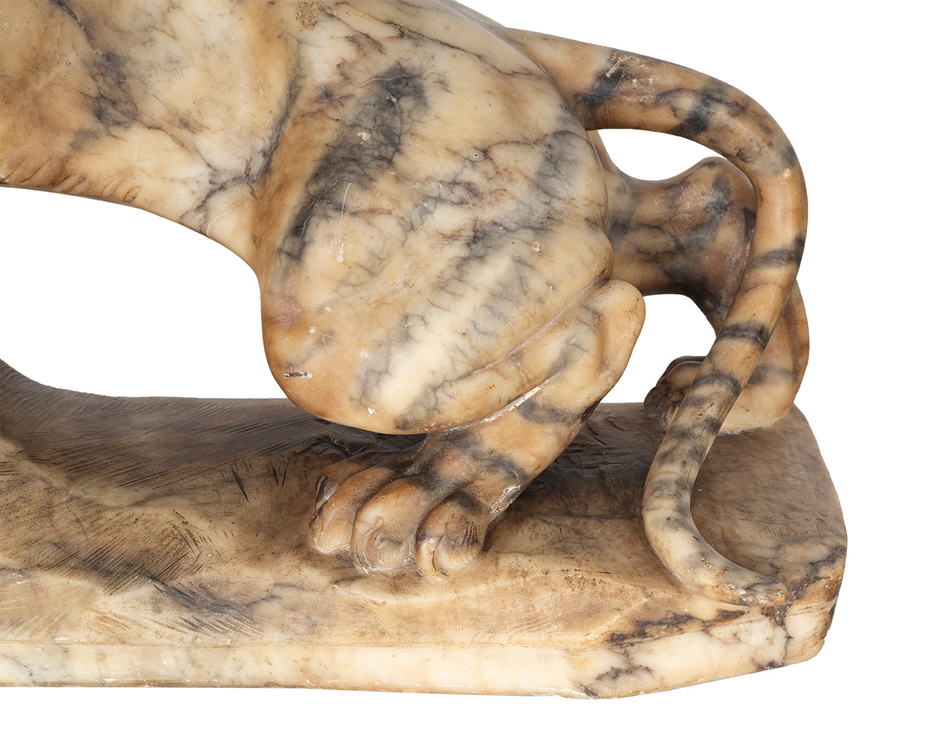 Carved Alabaster Animal Sculpture