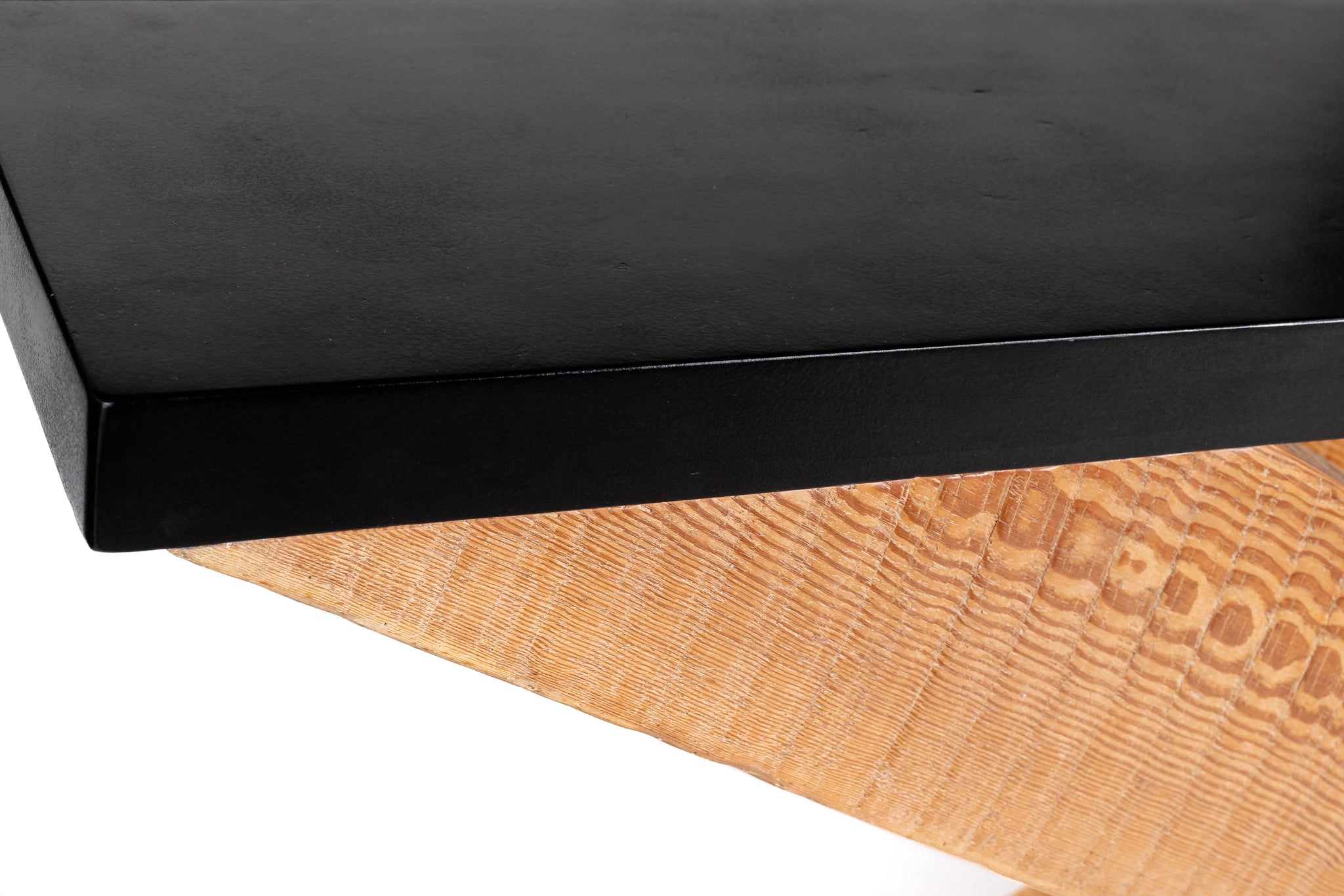 Double X Base Console Table with Stone Top
