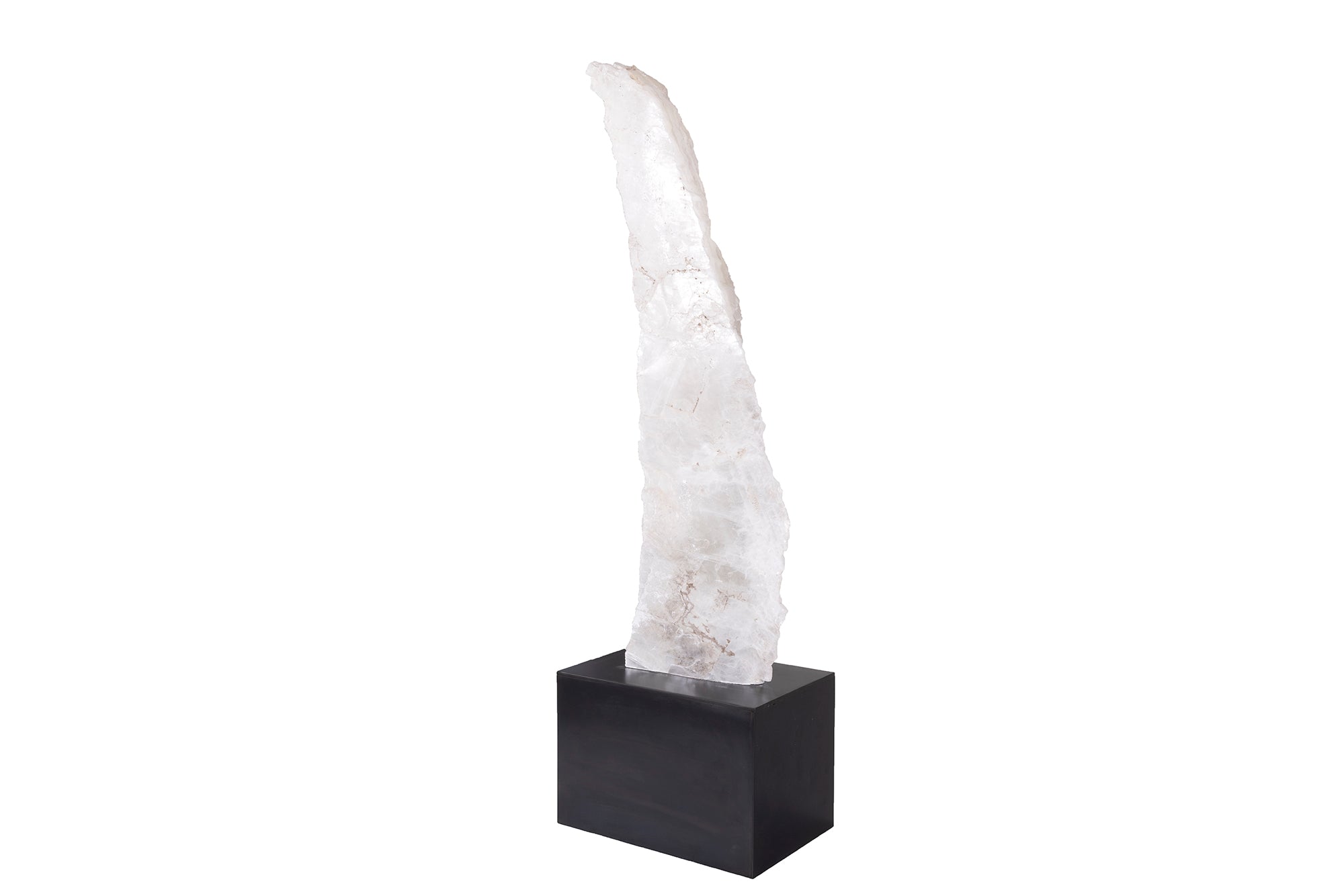 Selenite Sculpture on Mount